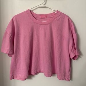 Nuuds Bubble gum Cropped tee xxl